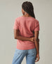 Women's Premium Slub V-Neck Tee - Red Terra